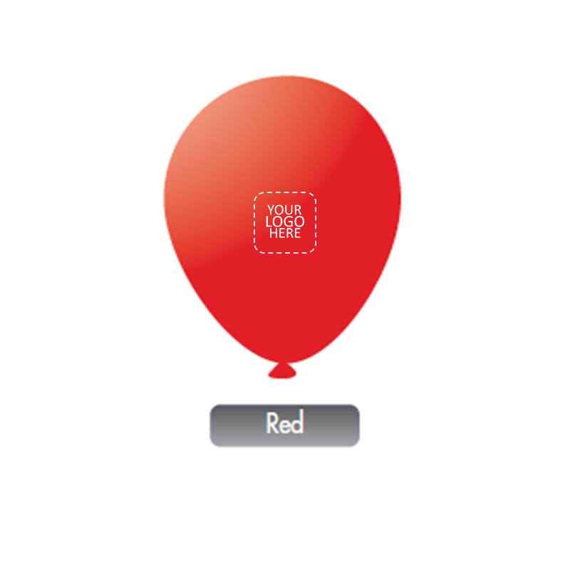 Standard Balloons - Red with Logo